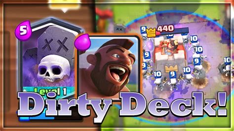 Clash Royale Hog Graveyard Deck Omg Finaly Got It Insane Grand Challenge Battle Youtube