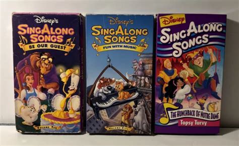 DISNEY'S SING ALONG Songs: Be Our Guest [Vol. 10,5] Tipsy Turvy Lot Of ...