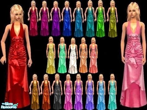 The Sims Resource Elder Silk Formal Dresses