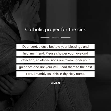 Prayer against sickness – AvePray