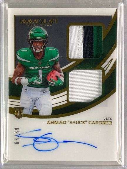 Panini Immaculate Ahmad Sauce Gardner Rpa Matthew Bullock