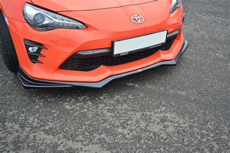 FRONT SPLITTER V 2 TOYOTA GT86 FACELIFT Textured Our Offer Toyota