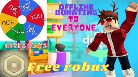 [🔴100 Robux Giveaway ] 💸donating To Every Person 💸 Pls Donate Live Youtube