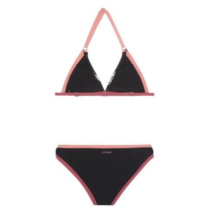 Bikini Protest Girls Vera Jr Triangle True Black Outdoorsupply Co Uk