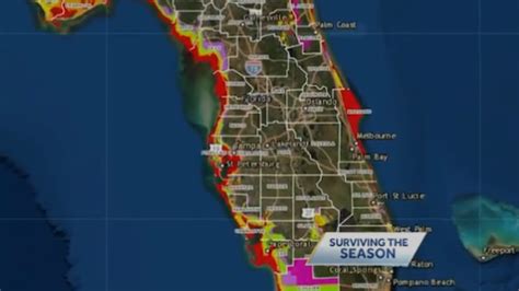 Where are Florida hurricane evacuation zones?