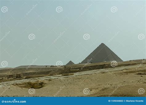 Cheops Kefren Pir Mides De Micerino De Giza Egipto Imagen De