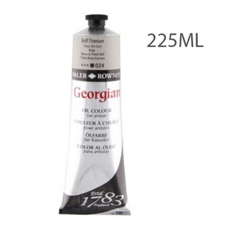 Daler Rowney Georgian Oil Paint Buff Titanium 225 Ml PALETTE ART