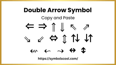 Double Arrow Symbol Text, Copy Paste