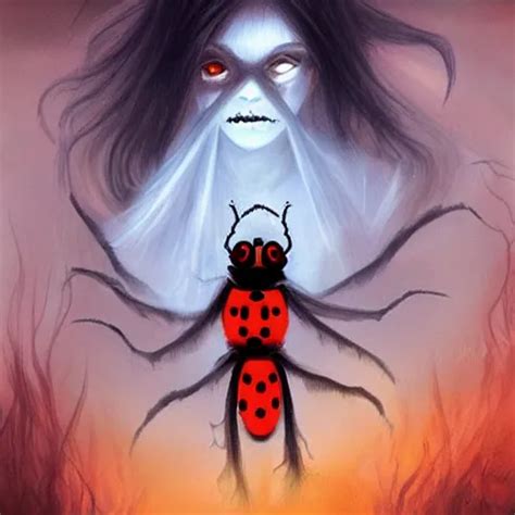 Ladybug As A Ghost Fantasy Art Style Scary Stable Diffusion Openart