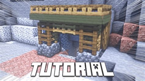 【マイクラ建築】ブランチマイニング場の作り方！余った石材でおしゃれに！ Youtube