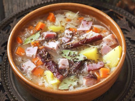 Sauerkraut Soup With Pork Ribs Recipe Eat Smarter Usa