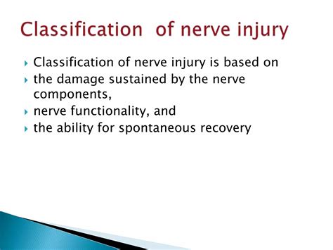 Nerve injury | PPT