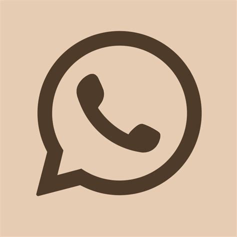 Whatsapp Brown Iconos Whatsapp Icono De Ios Set De Iconos