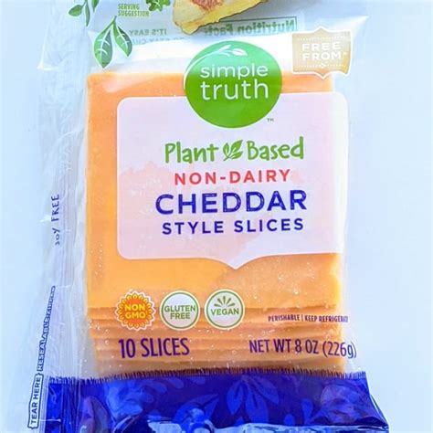 Simple Truth Plant Based Non Dairy Cheddar Style Slices Review Abillion