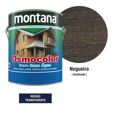 Stain Osmocolor Para Madeira Base Agua Ml E Lt Montana Em Cores