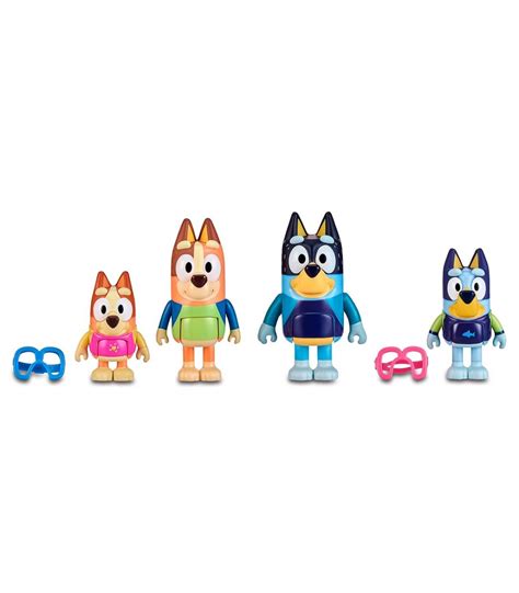 Bluey Pack De Figuras Bly Bluey Famosa Juguetes Abracadabra