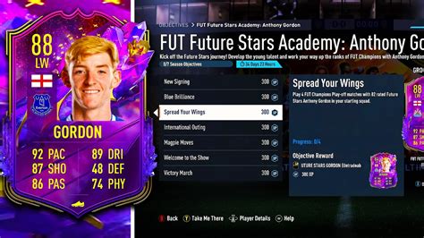 How To Complete Fut Future Stars Academy Anthony Gordon Objectives Fast