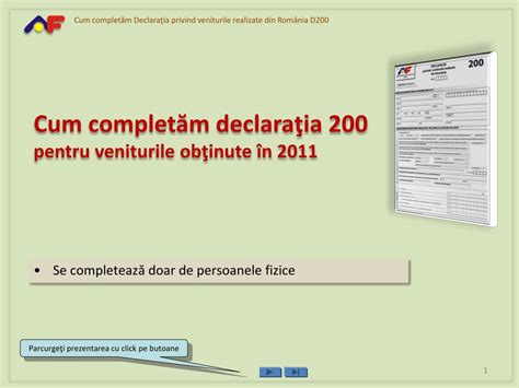 PPT Se completează doar de persoanele fizice PowerPoint Presentation