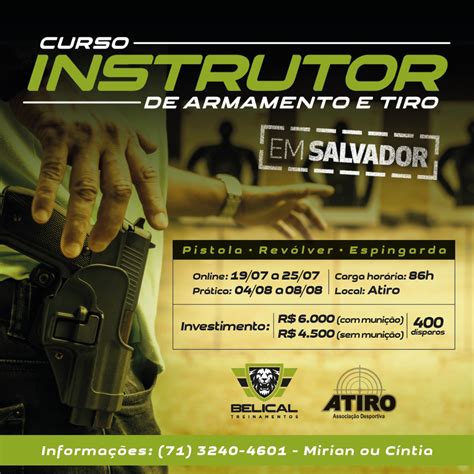 Curso De Instrutor Armamento E Tiro Associa O Desportiva Atiro