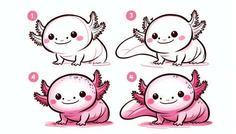 How To Draw Axolotl Trying Drawing