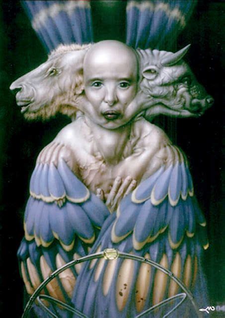 Surrealism And Visionary Art Marcus Usherwood Ezekiel Angel Cherub Art