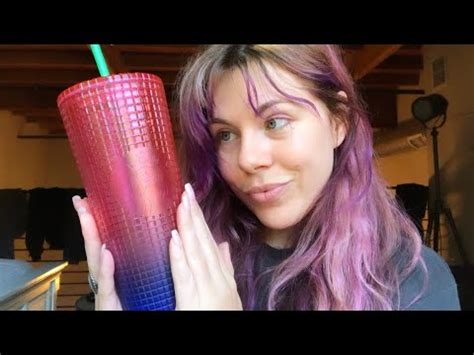 ASMR BISEXUAL AWARENESS WEEK NEW STARBUCKS CUP Tapping