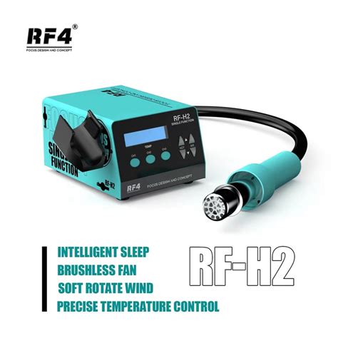 RF RFH Automatic Sleep SMD BGA Hot Air Solder Rework Station With Digital Screen Hot Air Gun