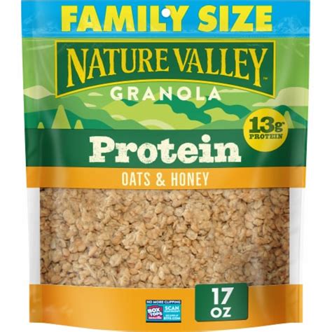 Nature Valley Granola Oats And Honey Protein Granola Pack Of