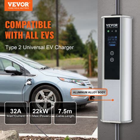 Vevor Typ Ev Ladekabel F R Elektrofahrzeug A Ladeger T Mit Cee