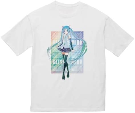 駿河屋 初音ミクv4x Ani Art 第3弾 Bigシルエットtシャツ ホワイト ユニセックス Lサイズ 「vocaloid」（tシャツ）