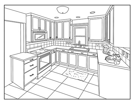 Dibujos De Cocina Para Colorear E Imprimir Coloringonly