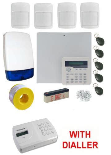 Wired Burglar Alarm System Eaton Ion Pro Kit Lcd Proximity Keypad Pirs