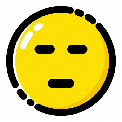 Emoji, emoticon, expression, expressionless icon - Download on Iconfinder