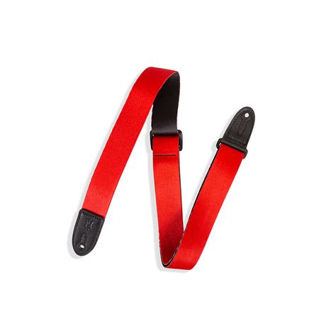 Levy's Kids Guitar Strap with Leather Ends - Red | Buy Online in South ...