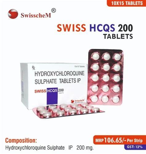 Hydroxychloroquine Sulphate Tablet 200 MG At Rs 1060 5 Box