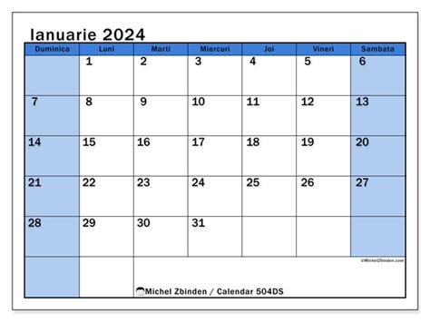 Calendar Ianuarie Pentru Imprimare Ds Michel Zbinden Ro