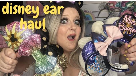 My Disney Ear Collection Haul Youtube