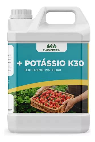 Fertilizante Carbonato De Potassio K30 Super Frutos 5 Litros