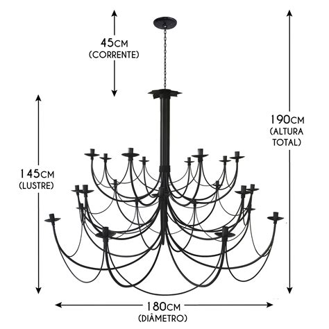 Lustre Triplo Bocais