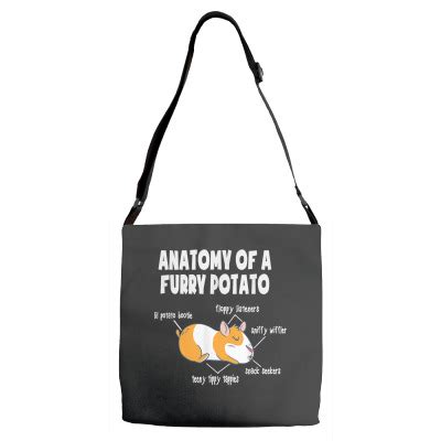 Anatomy Of A Furry Potato Kid Size Funny Guinea Pig Adjustable Strap