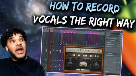 How To Record And Mix Vocals For Beginners Fl Studio Tutorial Stock