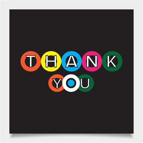 Premium Vector Vector Thank You Lettering Banner