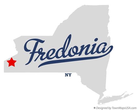 Map of Fredonia, NY, New York