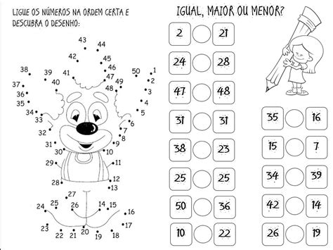 Atividades Com Numeros Ate 50