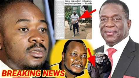 BREAKING NEWS Emmerson Mnangagwa S Government Leaves Job Sikhala In