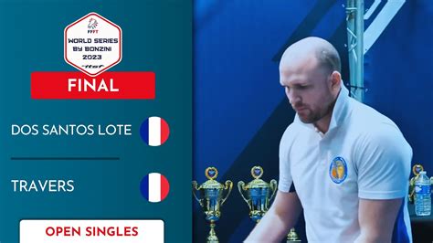 2023 ITSF World Series Bonzini Open Singles Final Miguel DOS SANTOS