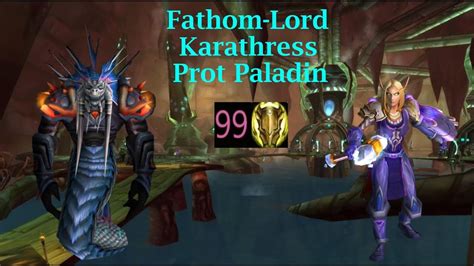 Karathress Prot Paladin Pov 99 Parse Tbc Classic Youtube