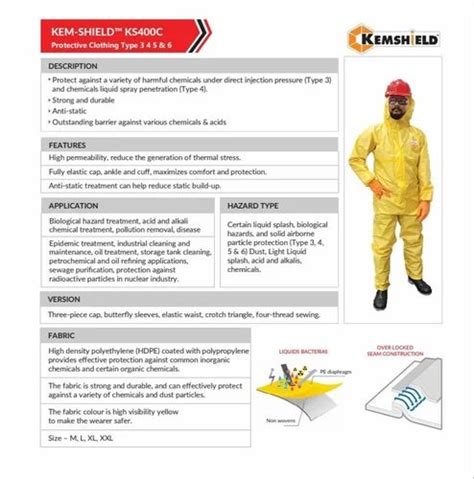 Body Protection Suits Pvc Chemical Suit Udyogi Make Wholesale Sellers