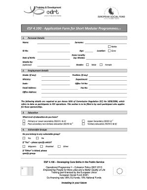 Esf Form Fill Online Printable Fillable Blank Pdffiller