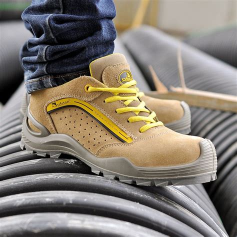 safetoe suede leather working safety shoes manufacturer steel toe ce